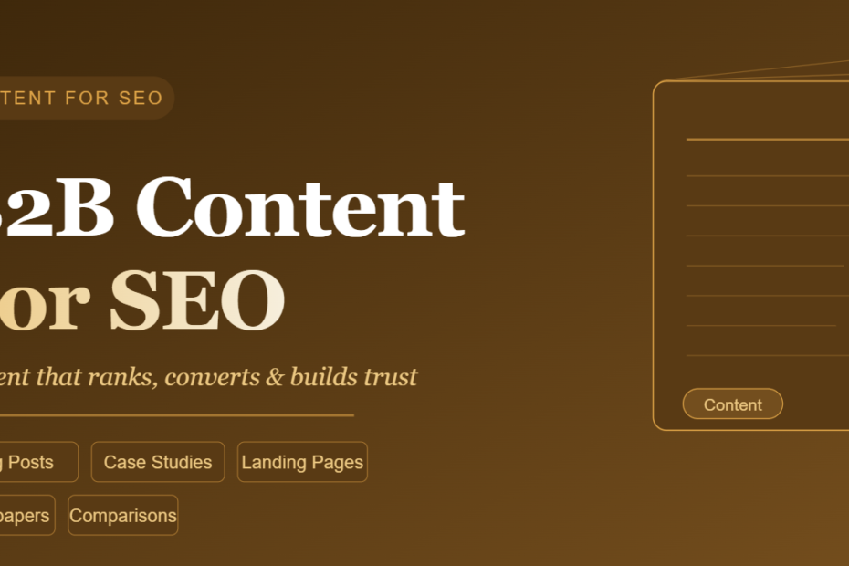 B2B Content For SEO